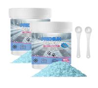 Pet Safe Ice Melt Safe for Concrete, Snow Salt Ice Melt Pet Friendly, Green Salt for Snow and Ice Removal, Rock Salt for Snow and Ice, Sidewalk Salt, Driveway Salt, Snow & Ice Melters (2PCS)