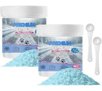 Pet Safe Ice Melt Safe for Concrete, Snow Salt Ice Melt Pet Friendly, Safer for Pet Surfaces, Effectively Melt Ice and Snow While Reducing Potential Impacts On The Environment and Vegetation (2PCS)