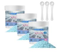 Pet Safe Ice Melt, Snow Melter Safe for Concrete, Snow Salt Ice Melt Pet Friendly, Effectively Melt Ice and Snow While Reducing Potential Impacts On The Environment and Vegetation (3 Pcs)