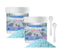 Pet Safe Ice Melt, Snow Melter Safe for Concrete, Snow Salt Ice Melt Pet Friendly, Effectively Melt Ice and Snow While Reducing Potential Impacts On The Environment and Vegetation (2 Pcs)