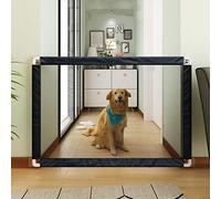 Pet Safety Gate, Portable Folding Mesh Magic Gate Safety Gates, Safe Guard Install Anywhere, No Smell Safety Fence for Hall Doorway/100Cm*80Cm
