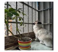Pet Safety Net Metal Woven Technology, Flexible and Resilient Suitable for Balcony Fall Prevention，Outdoor Decoration(1x2m)