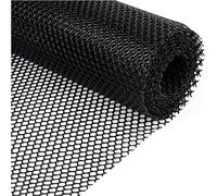 Pet Safety Protector Netting, Black Plastic Safety Net for Balcony and Window, Large Poultry Chicken Wire Fence Mesh, 0.4m/0.5m/0.8m/1m/1.2m Width ( Color : Mesh 0.8cm , Size : 0.5x5m/1.6x16.4ft )