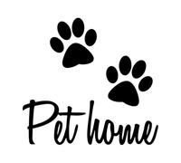 Pet Salon Vinyl Wall Decal - Animal Dog Cat Veterinary Wall Stickers - Removable Room Decor Mural - Extra Large - 60x64cm