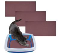 Pet Sandpaper, 3pcs Dog Scratch Board Replaceable Stickyback Abrasive Paper, 20 x 10 Inch Cat Nail File Anti-scratch Liner for Dog Scratch Board Cat Litter Box