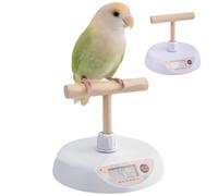Pet Scale for Birds, Parrot Weight Scale with T-shaped pole, HD display, Maximum Measurement: 500g Minimum Display: 0.1g, Bird Training Stand for Monitoring Birds' Health