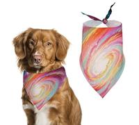 Pet Scarf Dog Scarf Pet Bandana Bandana for Dogs Colorful Galaxy Printed for Most Dog And Cat