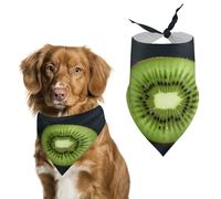 Pet Scarf Dog Scarf Pet Bandana Bandana for Dogs Kiwi Slice Printed for Most Dog And Cat