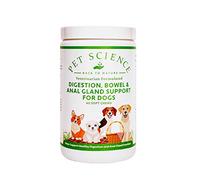 Pet Science Digestion, Bowel and Anal Gland Support for Dogs, All Breeds and Ages (60 Soft Chews)