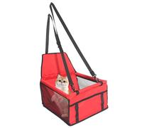 Pet Seat for Car - Dog Carrier, Pet Cushion | Detachable Auto Travel Bed with Sponge Filling, Soft Safety Booster Seat for Vehicles Suvs Rvs Trucks for Road Trips Long Rides Outdoor Adventures
