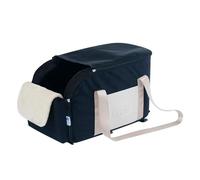 Pet Seat with Front Armrest: Comfortable Raised Console Hanger, Removable and Washable Insert, Stable Non-Slip Bottom Pad, Portable Vehicle Bed |