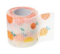 PET Self Adherent Bandage Wrap Fruit Pattern Non Woven | Easy to Apply, Versatile Use, Prevents Further Injuries, Cute Style, for Animal and Bird Care