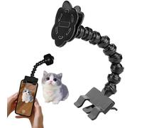 Pet Selfie Stick With Treat Clip, Cat Dog Treat Selfie Clip Toy, Selfie Pod With 360 Degree Rotation, Treat Holder Phone Photographing Props, Pet Interactive Toys Tool