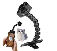 Pet Selfie Stick with Treat Clip, Portable Cat Dog Selfie Stick, Capture Perfect Pawtraits Cat Dog Photography Tool, Pet Selfie Stick Photography Holder with 360 Degree Rotation, Phone Clip