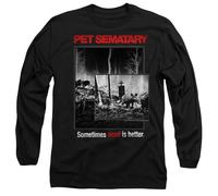 Pet Sematary Cat Poster Unisex Long Sleeve T Shirt, Black, XX-Large