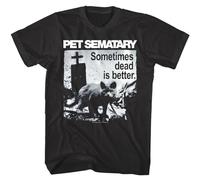 Pet Sematary Dead is Better Men's T-Shirt Evil Cat Animal Cemetery Horror Movie, Colour15, XXL
