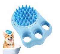 Pet Shampoo Brush - Shampoo Dispenser Comb - Grooming Brush Soft Silicone Bristles | Massage Bath Home Kittens Short and Long Haired