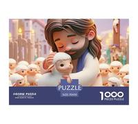 Pet Sheepjigsaw Puzzle Pet Sheep Adult 1000 Pieces, Challenging Puzzle Games, Creative Christmas Toy Gifts for Boys/Girls, Adults And Kids Age 12+ 70x50cm/1000pcs