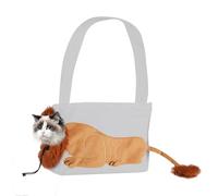 Pet Shoulder Bag, Adjustable Small Purse Dog Sling Carrier with Buckle, Breathable Cat Handheld Pouch for Small Dogs, Cats Pets