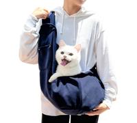 Pet Shoulder Bag - Breathable Puppy Carrier Purse, Soft Foldable Travel Tote | for Cats Dogs Kittens Rabbits Outdoor Adventures Market Walks Camping Park Vacation Family Outing