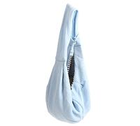 Pet Shoulder Bag Dog Sling Carrier Bag, Handsfree Polyester Pet Carrier with Adjustable Safety Hook, Soft Wide Strap for Walking, Shopping, Vet Visits and Outdoor Use
