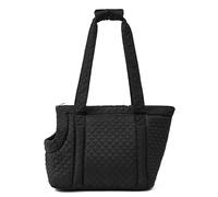 Pet Shoulder Bag - Travel Tote 44 x 30 x 23 cm, Pongee Cotton Satchel, Elegant Quilted Carry Bag with Secure Elastic Cord | confortab