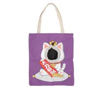 Pet Shoulder Carrying Bag, Cat Carrier Bag with Head Out Window, Canvas Travel Pet Carrier for Small Animals 0-8kg, Portable Shoulder Bag with Cute Beckoning Cat Pattern