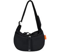 Pet Shoulder Pouch for Cats and Small Dogs, Drawstring Travel Bag with Breathable Upper, Nylon Shell Design Shoulder Bag Small Dog Travel Crossbody Pet Pouch Drawstring Top Breathable Mesh Nylon