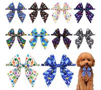 PET SHOW 10 Pack Dinosaur Sailor Dog Bowties for Small Dogs