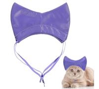 Pet Shower Caps, Cat Ear Covers for Bath Waterproof Adjustable Bath Cap Reusable Cats Ear Protection Bathing Cap for Washing Bathing Raining Cats Ears Cover Guard Prevent Moisture and Water