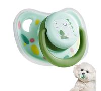 Pet Silicone Calming Pacifier - Dog Dum-my Pacifier | Puppy Teething Toys - Safe Health Accessory For Chewing, Gums Massage, And Pet Entertainment, PP 2x2.8cm, Dog Chew Toy