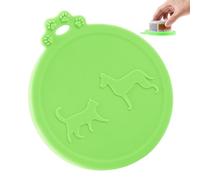 Pet Silicone Lids, Pet Food Covers for Dogs and Cats, Sharp Fresh, Tear-Resistant, Airtight, with Silicone Ring for Alac