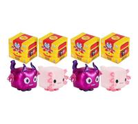 Pet Simulator Roblox Series 1,2 & 3 Limited Edition Cube Plush - Lucky Blind Box's, Bundles, Blind Bags & Figures - (Series 1 4" 12cm Plush with DLC - 4 Pack)