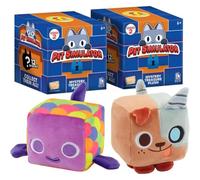 Pet Simulator Roblox Series 1,2 & 3 Limited Edition Cube Plush - Lucky Blind Box's, Bundles, Blind Bags & Figures - (Series 2 4" 12cm Plush with DLC - 2 Pack)