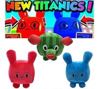 Pet Simulator X Balloon Cat Plush Toy Titanic Balloon Cat Soft Stuffed Doll Kids Boys Girls Gift[hs] Watermelon