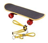 Pet Skateboard Rope - Adjustable Tortoise Training Harness, Reptile Mobility Toy Accessory | Funny Outdoor Indoor Activity Gear, Small Lizard Chameleon Iguana Bearded Dragon Exercise Control Walking S
