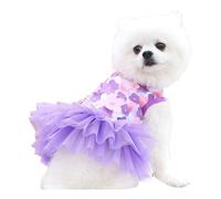 Pet Skirt for Every Occasion Stylish Dog Dress for Spring and Summer Adorable Pet Apparel Perfect Outfit for Trendy Pet Clothing Solutions (Purple, XL)