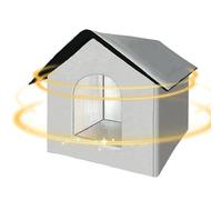 Pet Sleeping Cave - 33 x 35 x 30 cm, Cabin, Oxford Fabric Cat Nest, Protective Cold-Resistant Structure with Covered Interior, Soft Retreat, Perfect for Home, Living Room