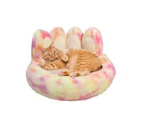 Pet Sleeping Nest - Furry Rest Cushion with Non-Skid Base, Relief Snuggle Haven, Warm Plush Comfort Hub, Gentle Snooze Support, Luxury Animal Lounger, Relaxation Spot for Balcony