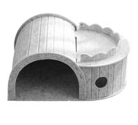 Pet Sleeping Pad Warm Bed Nest House Felt Indoor Camping Travel Friendly Pet Hideaway Winter Cat Bed