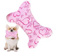 Pet Sleeping Pillow - Comfortable, Bone Shaped Neck Cushion, Machine Washable Pillow | Soft Supplies For Cats Kittens Puppies Small Medium Large Dogs Home Travel Bedroom Crate Indoor Outdoor