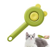 Pet Slicker Brush,Anti-static with Release Button | Kitten Detangling Comb - for Shedding Bathing Grooming Long and Short Haired Cats Dogs Indoor Outdoor