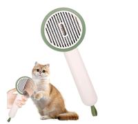 Pet Slicker Brush,Puppy Hair Shedding Comb | Ergonomic UV Function Bath Slicker Brush with Release Button for Pet Daily Grooming