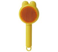Pet Slicker Brush - Remover Comb, Groom Tool, Soft Bristle Cleaner | Quick-Release Hair Removal System, Lightweight Handle Grip Design Daily Coat Maintenance, Multi-Pet Hair Cleanup