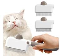 Pet Slicker Brush with 3 Replacement Heads | Detangling Brush for Kittens, Suitable for Pet Lovers, Groomers, Daily Routine, Home, Living Room, Office, Bedroom, Study
