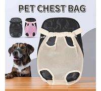 Pet Sling Carrier,Dog Sling 1PC Adjustable Pet Cat Chest Backpack For Outdoor Carrying Mesh Ventilation For Hiking Camping Trips Sling Bag In Small(Cream-yellow,Medium)