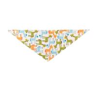 Pet Slobber Scarf Cotton Adjustable Towel Home Small Animals Washable Reusable Pets Collars Grooming Neckerchief Type 1