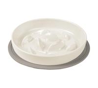 Pet Slow Feeder, Non Skid Feeder, Slow Chow Bowl, Anti-Gulping Design, Non-Slip Base Grip, 16x16x2.7cm, For Feeding And Gentle On Your Cats Nose And Tongue
