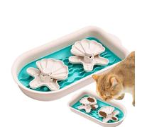 Pet Slow Feeding Bowl, Double Feeder, Anti Gulping Bowl, Labyrinth Design, Anti-Choking Food Bowl with Stable Base, Dogs, Cats, Portion Control Feeder for Nose TRO