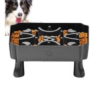 Pet Slow Food Bowl, Slow Feeder Dog Bowl | 2 in 1 Interactive Dog Feeding Bowl | Anti-Slip Pet Supplies Dog Strengthening Toys High for Travel for Spiritual Strengthening